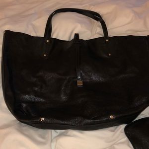 Tiffany & Co tote bag with small pouch attachment